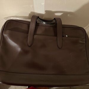 Coach Hamilton Brown Leather laptop bag/Briefcase